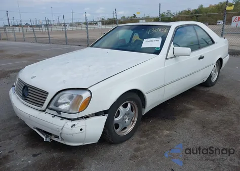 1997 Mercedes-Benz S 600 from USA, damaged, VIN WDBGA76G1VA342713